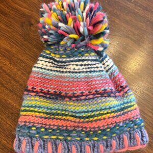 Matilda Jane Clothing Girls Size Large Burr Pom Pom Hat
